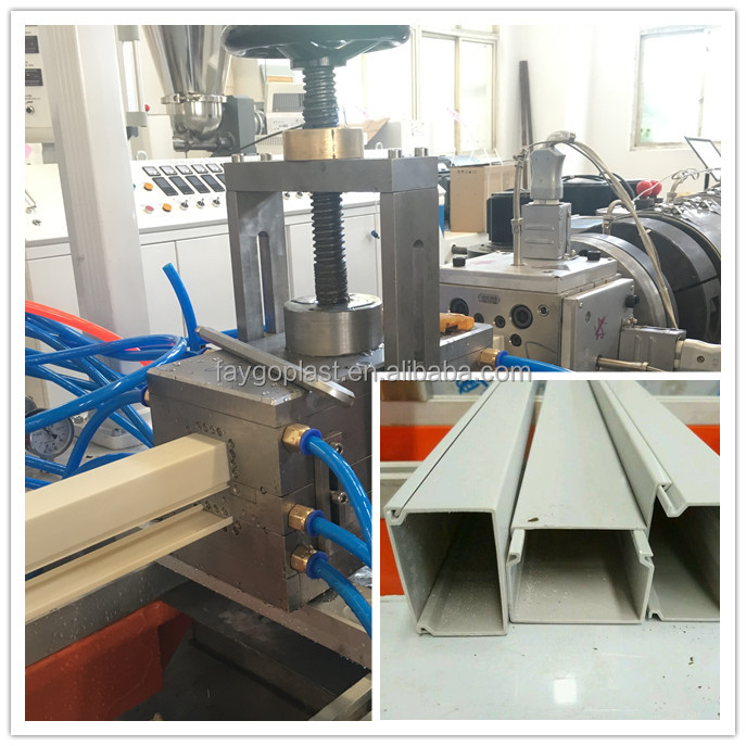 Plastic Pvc Profile Stretch Ceiling Profile Production Line with Twin Screw Extruder from China supplier