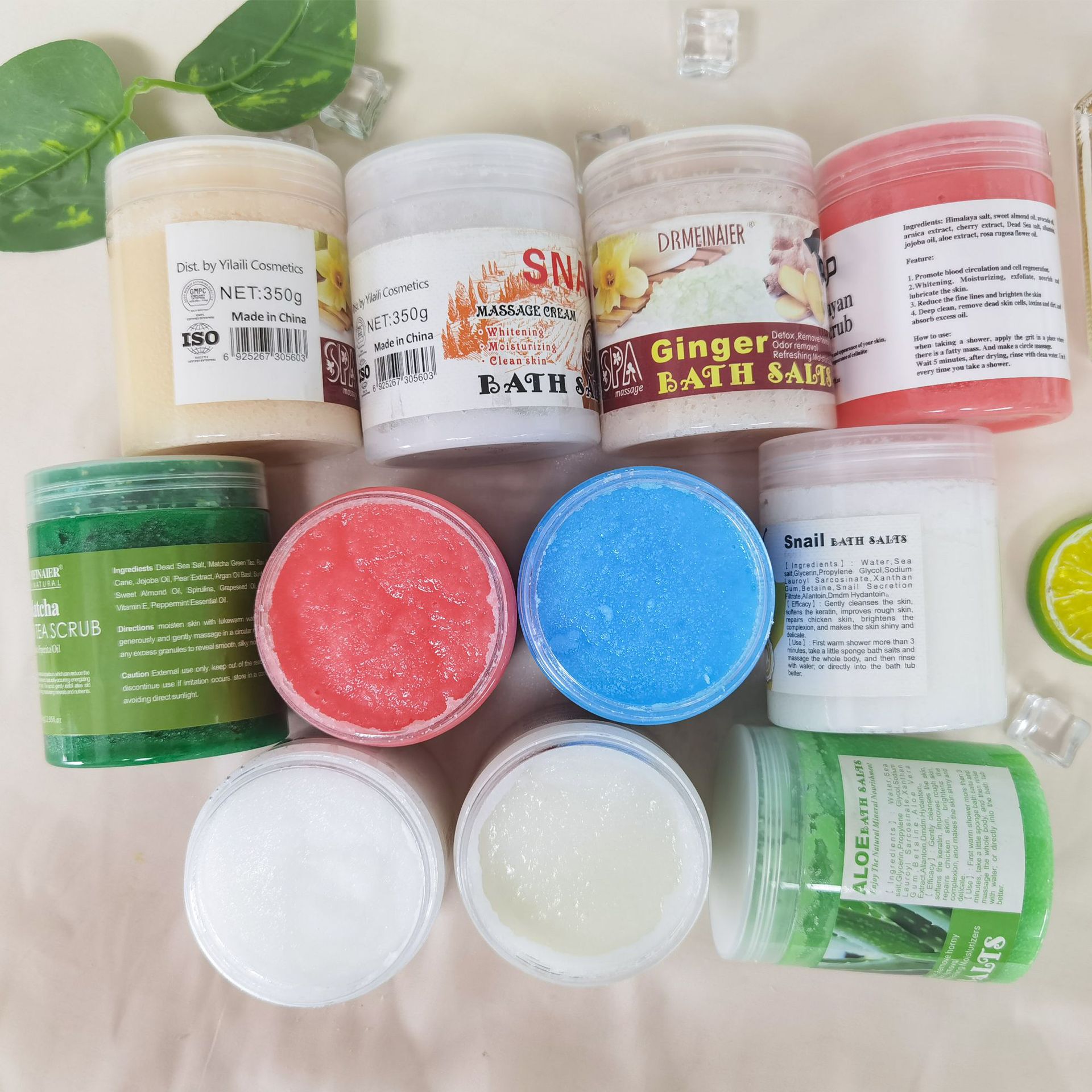 Private Label 350g Turmeric Scrub Foaming Bath Salt Exfoliator Lady Skincare Body Scrub Turmeric Clean Dark Spots Products from China supplier