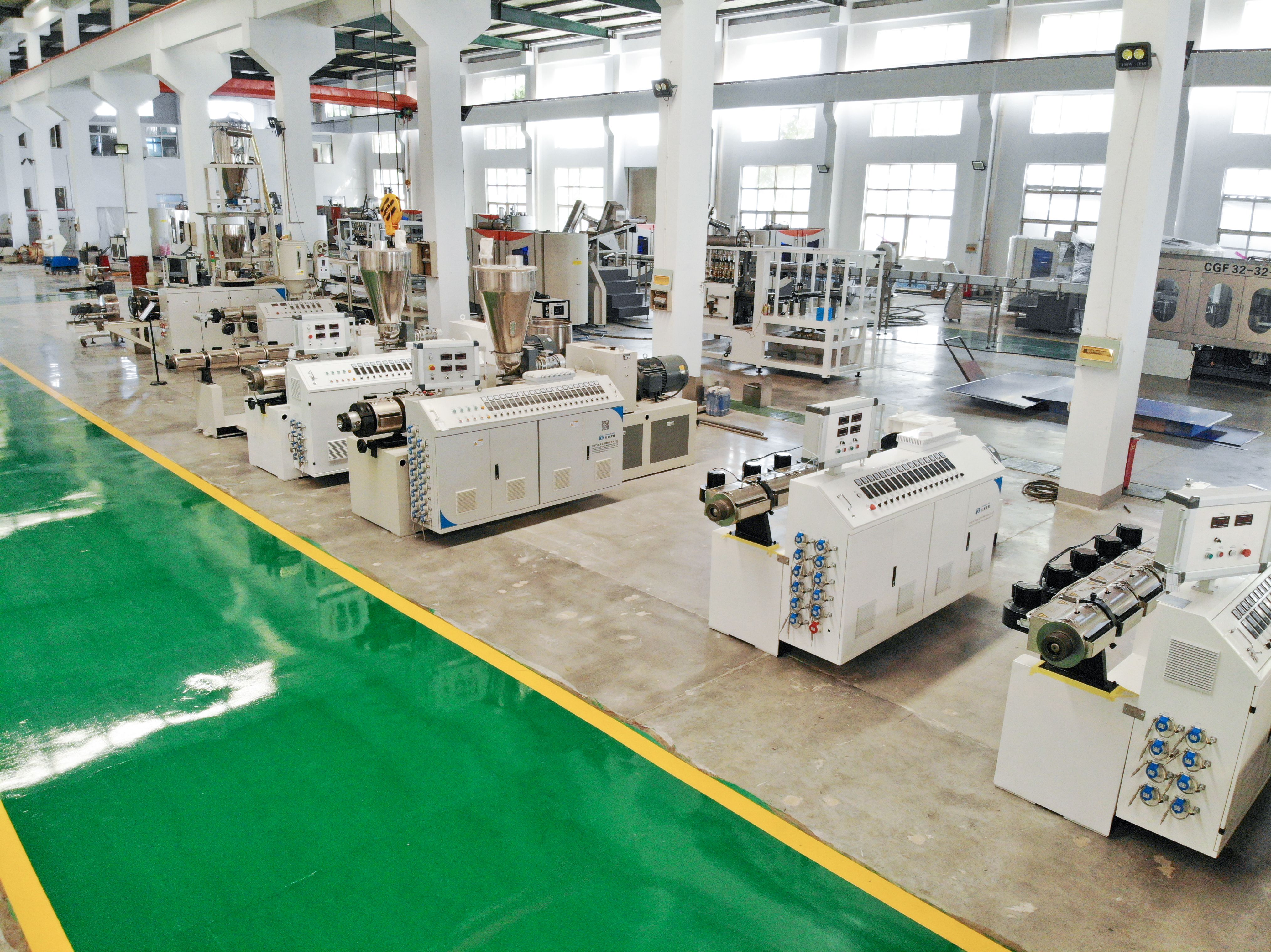 SJ 120-33 PE PVC Sheet Manufacture Machine Extrus Single Screw Plastic Extruder from China supplier