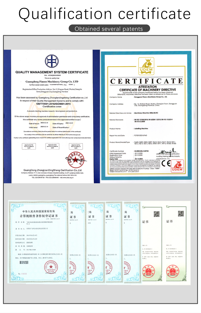 FK611 Stock available automatic tabletop flat surface labeling machine for pouches carton automatic labeling applicator machine from China supplier