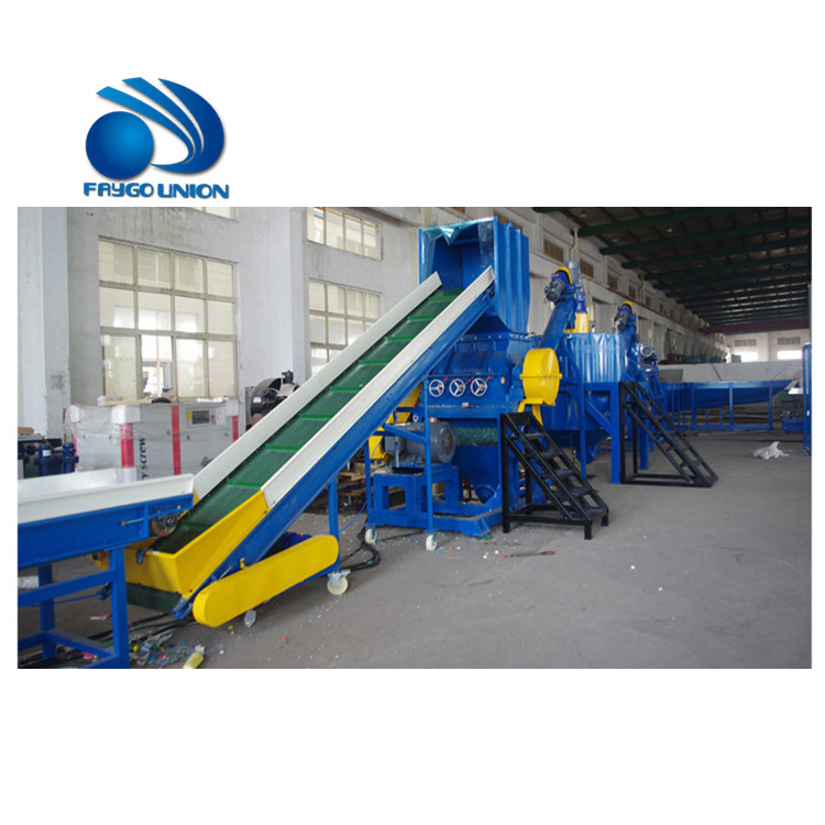 Faygo Union Plastic Recycling Granulator for Sale /pet Plastic Pelletizing Machine Production Line for Bottle from China supplier
