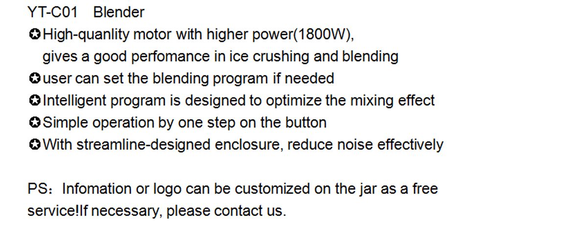 Electric Vegetable Juice Blender 1300W High-Power Fruit Juicer Food Processor Multifunctional Smoothie Blender