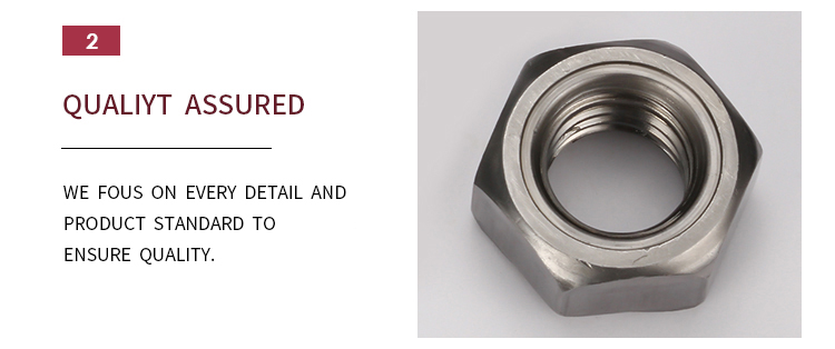 DIN929 Custom Steel Fasteners Hexagon Welding Nuts