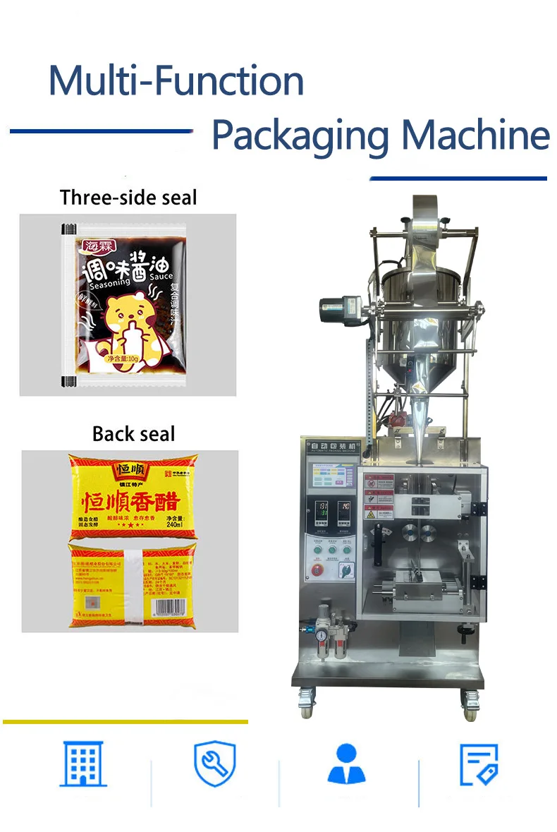 FK-1Y3 Industrial Small High Speed Automatic Soy Oil Jam Honey Chilli Paste Sachet Packing Catchup Tomato Sauce Filling Machine from China supplier