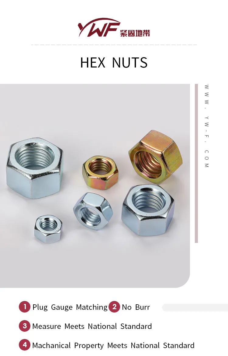 ASME/ANSI B18.2.2 Wholesale High Quality Imperial (inch)  Hex Nut