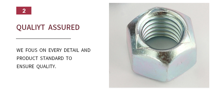 DIN980 Durable Using Various Exquisite Workmanship Zinc Plated  steel wheel lock nut