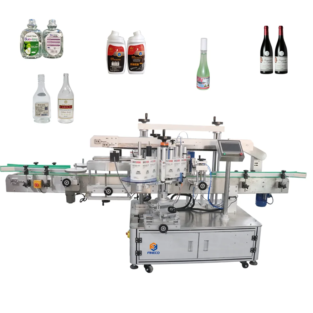 Fineco 911 High speed Automatic box both side security labeling machines Automatic two double side label applicator from China supplier
