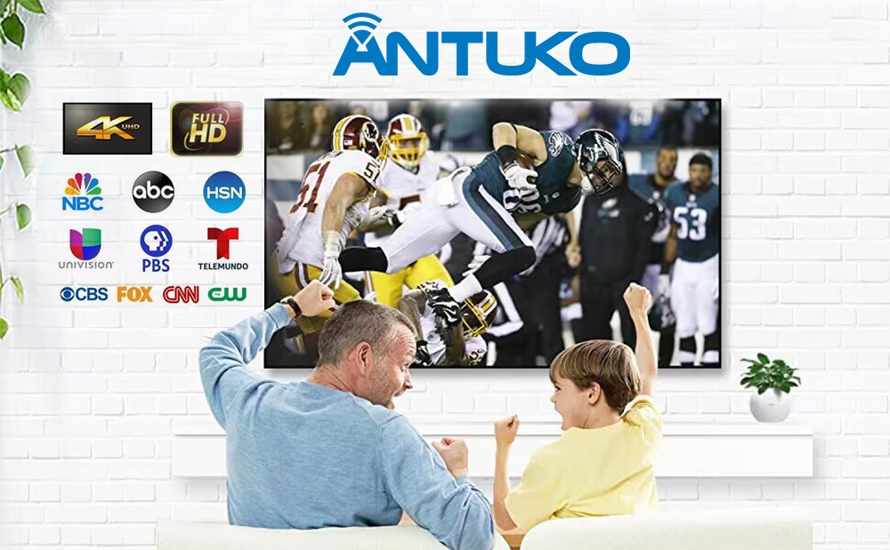 4K Ultra Hd Antenna With Strong Signal Amplifier Smart TV Digital Television Antenna For HDTV 4K 1080P from China supplier