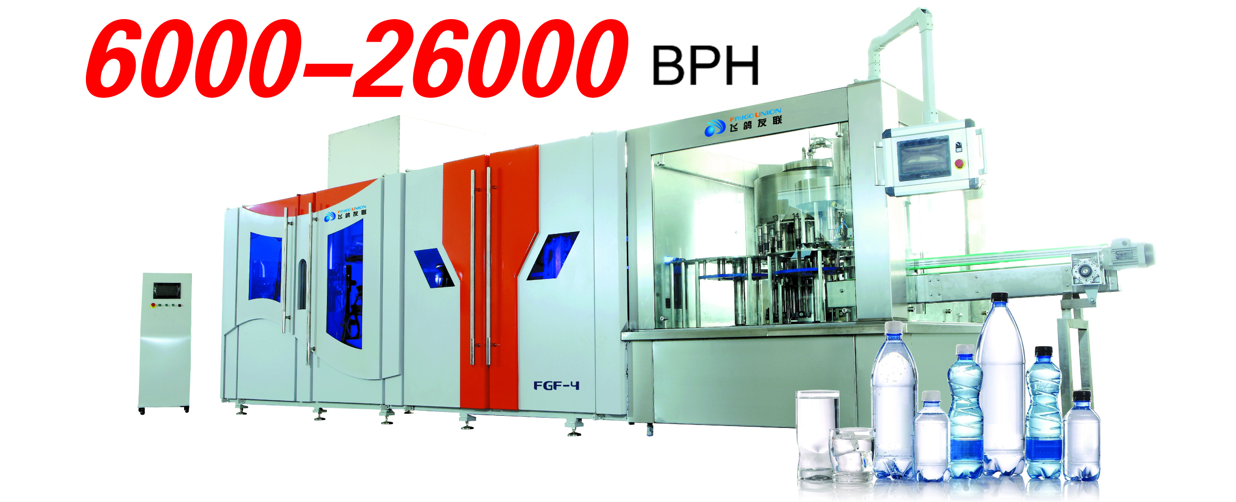 Mineral Water Filling Production Machine 6000-26000BPH 250-2000ML Automatic Bottle Beverage Good Price from China supplier