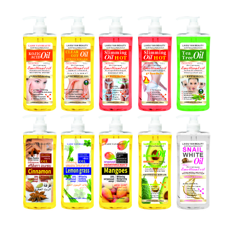 Private Logo Natural Essential Oil Nourishing Whitening Skin Massaging Fragrance Relaxing Massage Oil for Women SPA Products from China supplier