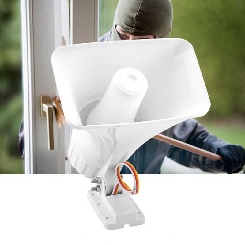 Cheap Price Electronic Siren Horn 12V Siren 140Db Loud Two Tone Security 30 Watt Alarm Siren Burglary Alarm Speaker from China supplier