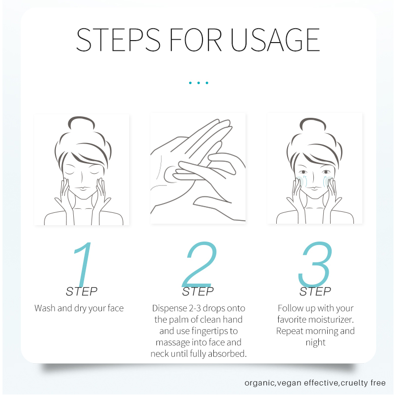 Hyaluronic Acid Whitening Soothing Dry Anti Aging Collagen Anti Aging Private Label Skin Care Face Serum from China supplier