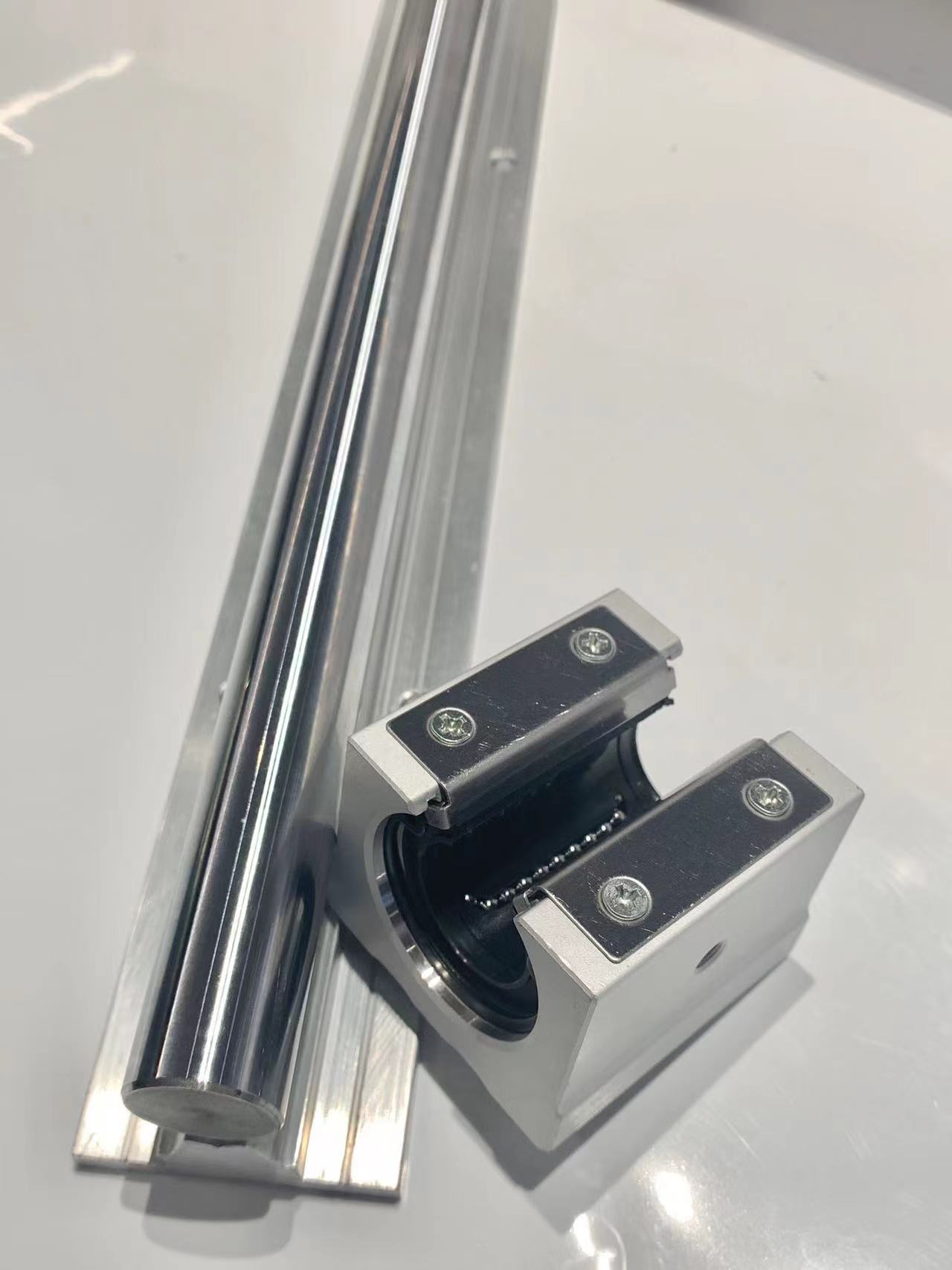 SBR25 Linear Slide Rail Guide Shaft Rod 400-1500mm+4Pcs SBR25 Bearing Block CNC from China supplier