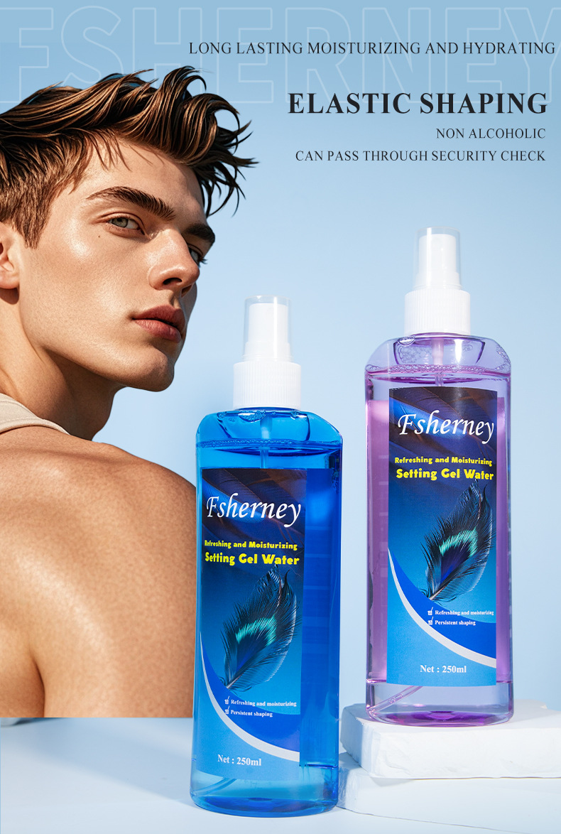 Long-Lasting Water-Lasting Styling Gel Fluffy Hair Dry Gel Hair Oil Wax Styling Spray Product Category Hair Styling Sprays from China supplier