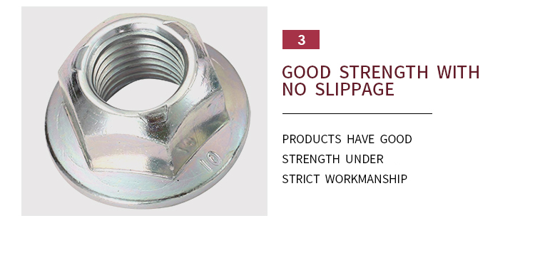 ISO7044 Quality Guarantee Wholehouse Hex Flange Locknut