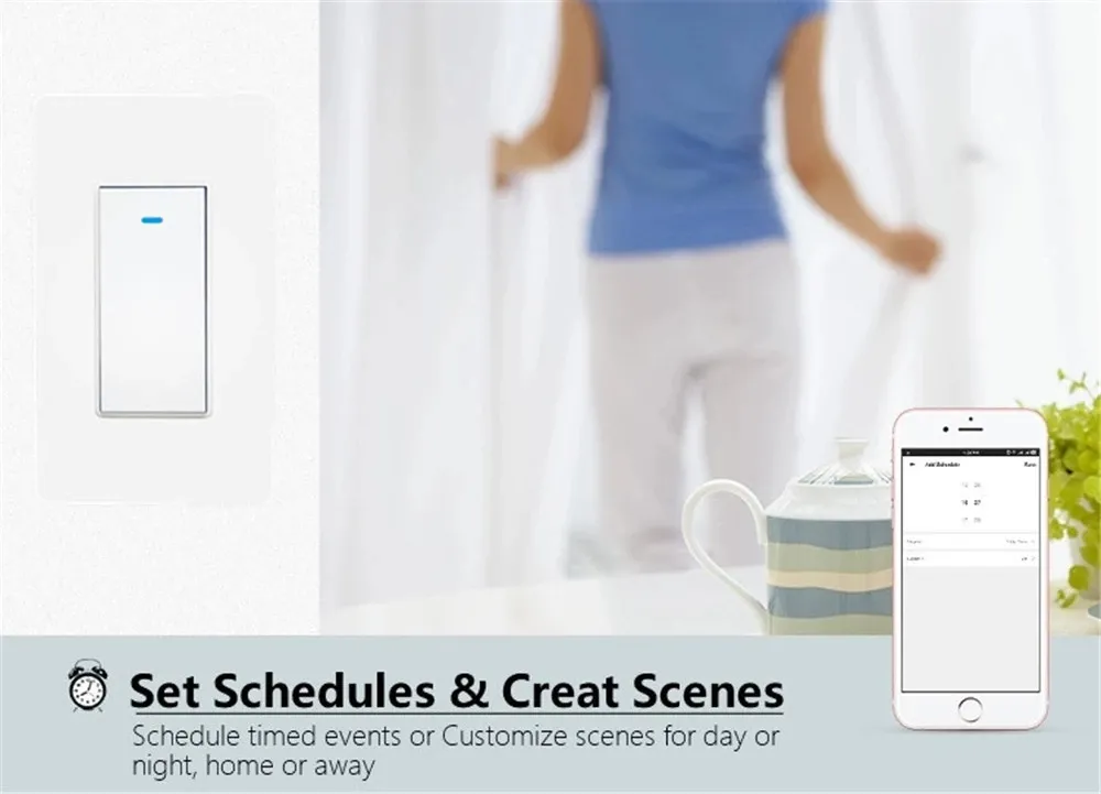 US Remote Control Interruptor Wifi Light Switch Interruptor Wifi Inteligente Light Switch Electric Smart Switch Google Home from China supplier