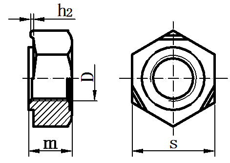 DIN929 Custom Steel Fasteners Hexagon Welding Nuts