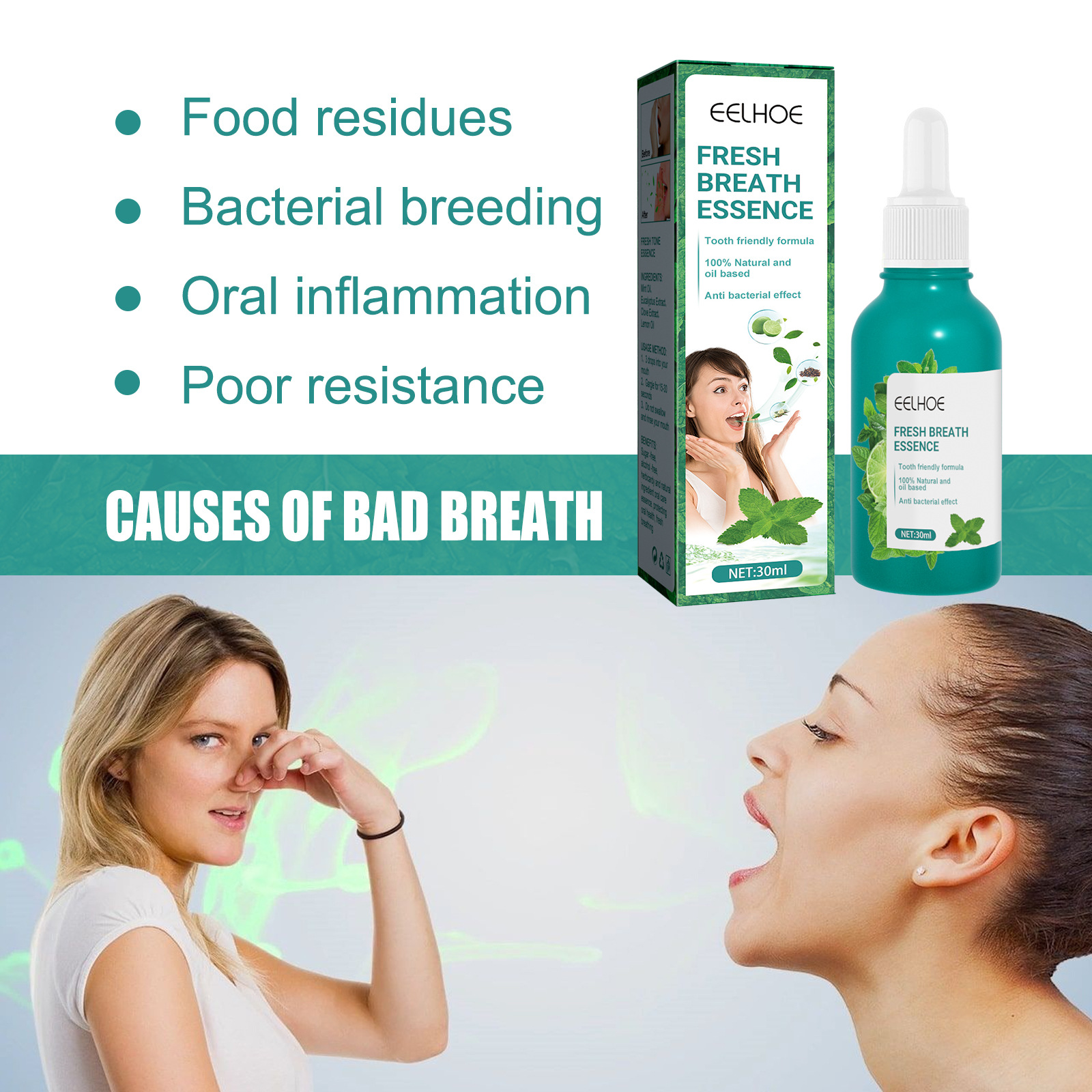 Private Label OEM Breath Spray for Bad Breath Fresheners Mouth Spray Mint Oral Care Health Spray for Dry Mouth from China supplier