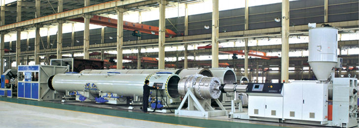 FAYGO UNION Price of Plastic Extruder Hdpe Pipe Extrusion Machine Production Line Pe Pipe Tube Making Machine from China supplier