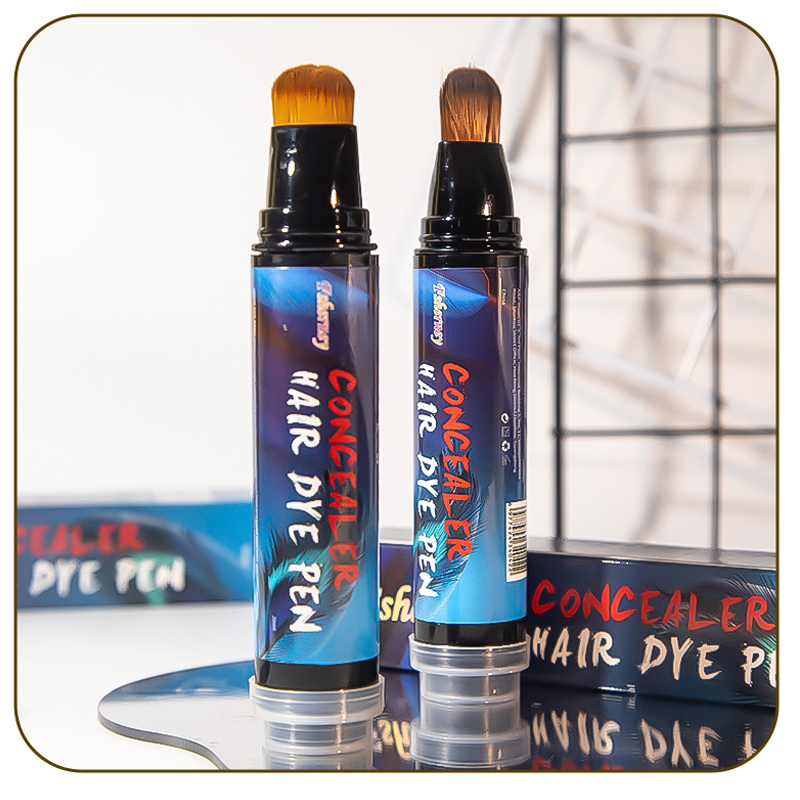 High Quality Private Label Organic Hair Color Dye Pen Long-Lasting Waterproof Semi-Permanent Cream Natural Ingredients from China supplier