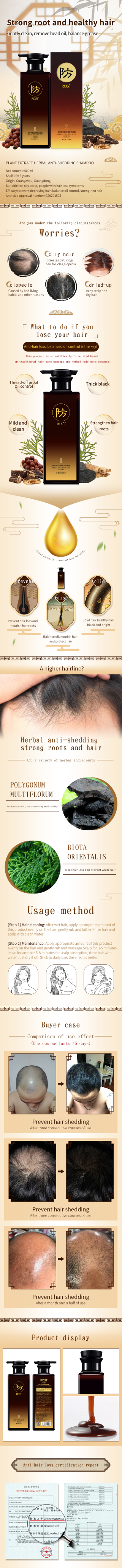 Custom Logo Hair Regrowth Shampoo Anti Dandruff Anti Hair Lose Thickening Smoothing Oil Control Shampoo Conditioner Set from China supplier