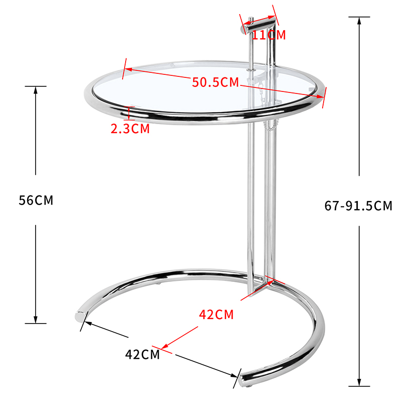 USA warehouse in stock High end Modern Style  accent Stainless Steel Frame Living room Side table End table