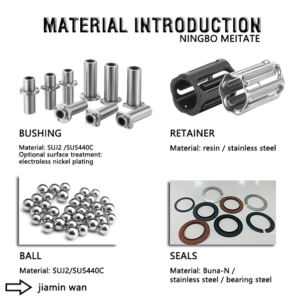 Factory Direct Price High Quality High Speed China Spherical Roller Sliding Linear Bearing LM10/20/25UU-AJ from China supplier