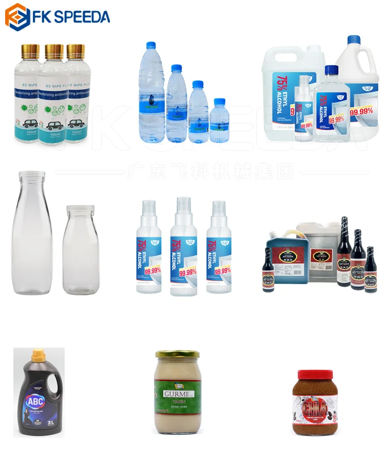 FK-SPEEDA small 4 heads 500ml servo piston pump fully automatic honey filling machine from China supplier