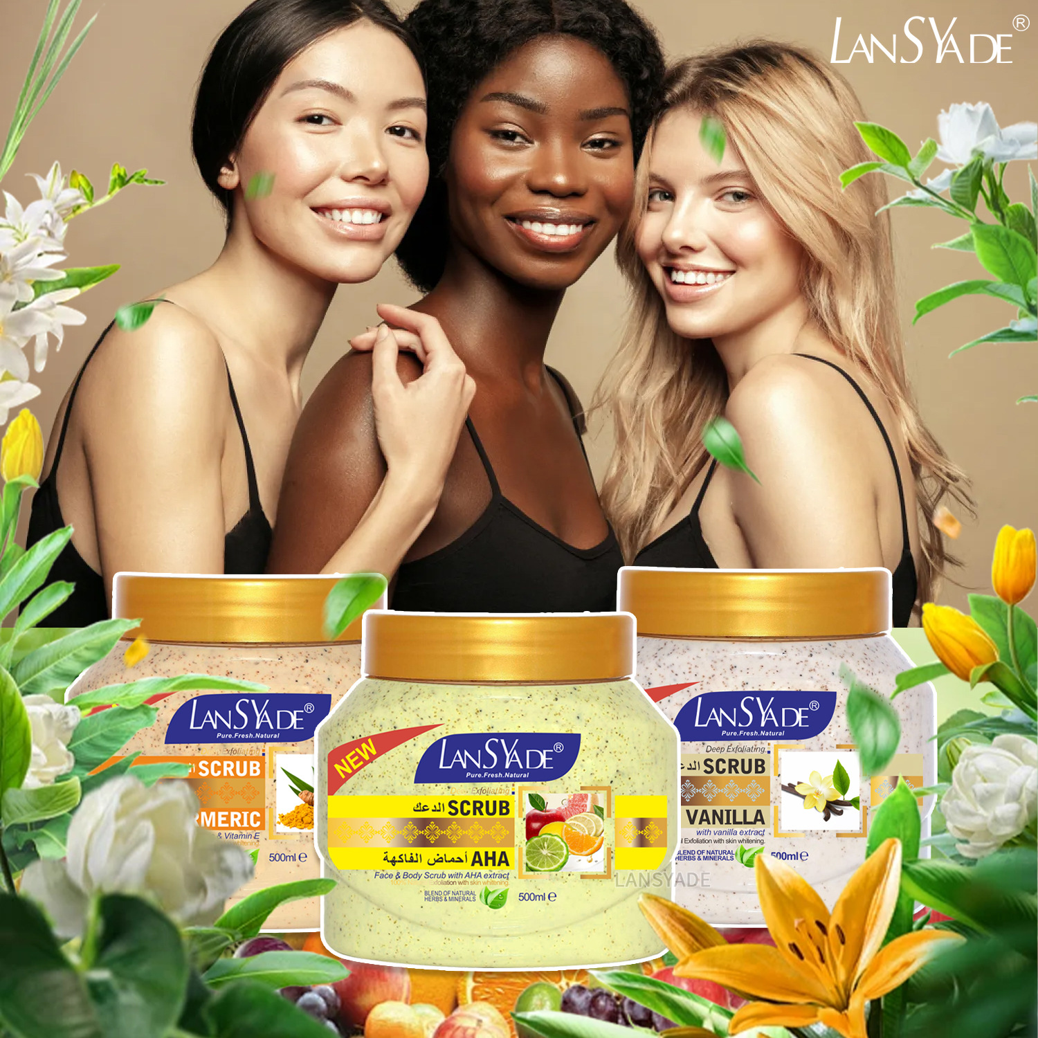 Hot Selling Super Whitening Brightening Body Scrub Anti Dark Spots Skincare Deep Exfoliating Scrub Beauty Products for Women from China supplier