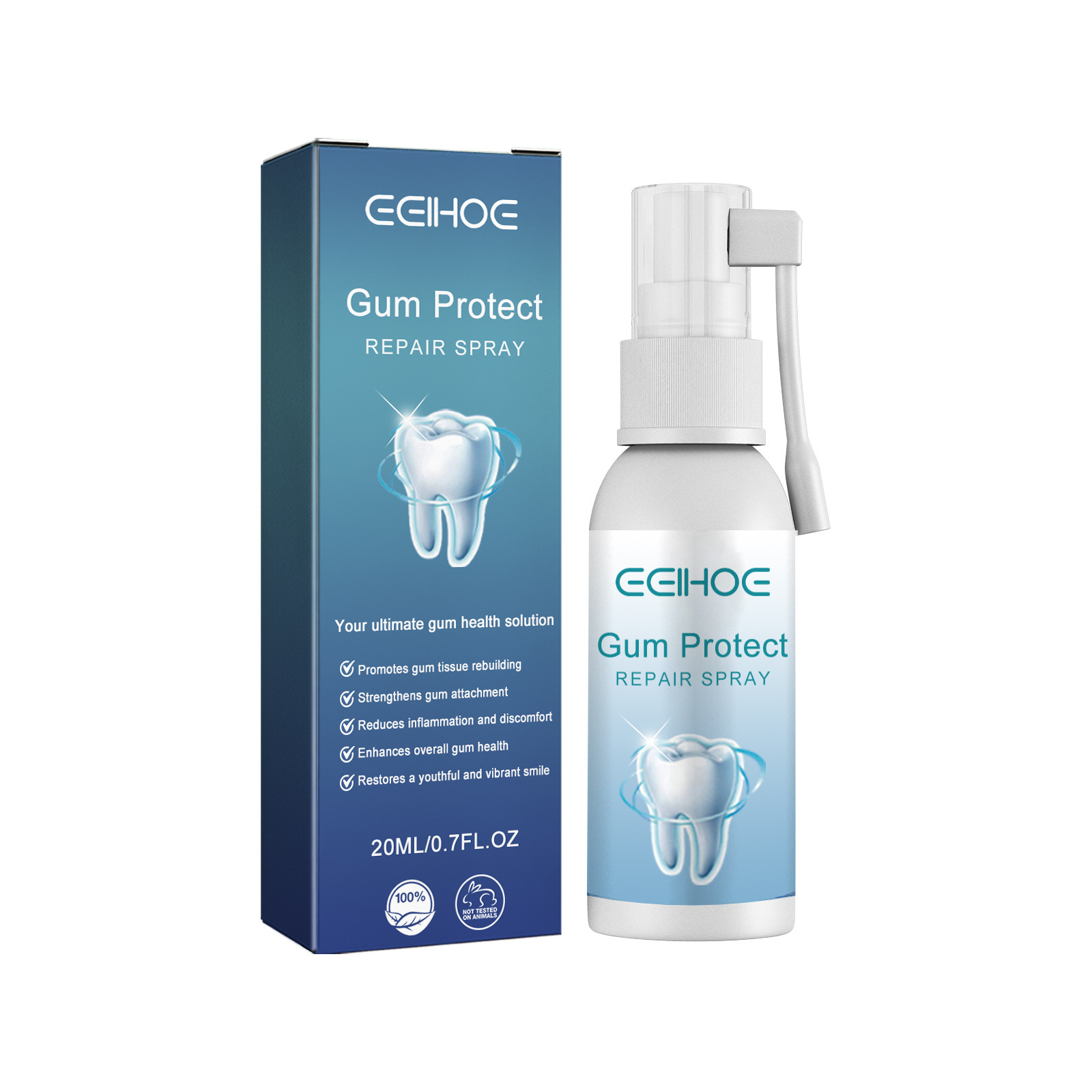 Hot Sale 20ml Toothpaste Oral Care Product for Adults Fresh Breath Dental Whitening with Anti-Cavity Ingredients Use at Home from China supplier