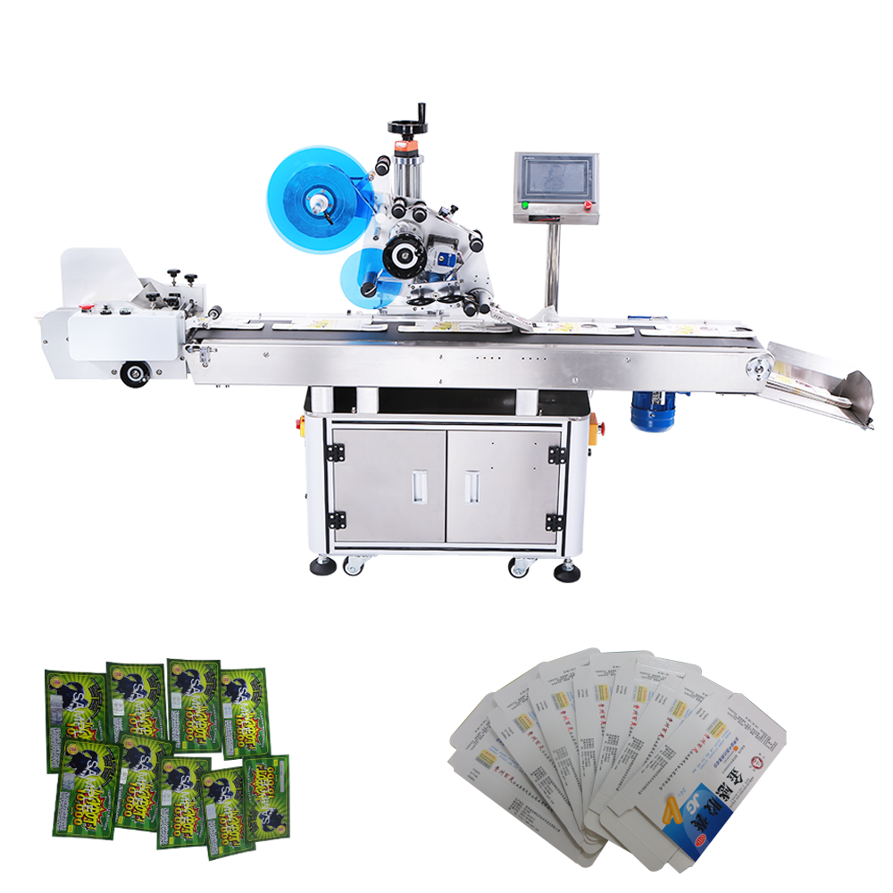 FK611 Stock available automatic tabletop flat surface labeling machine for pouches carton automatic labeling applicator machine from China supplier