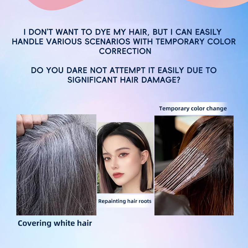 High Quality 30ml Hair Coloring Spray Private Label Easy Green Herbal Dye Mist Permanent & Washable Disposable from China supplier