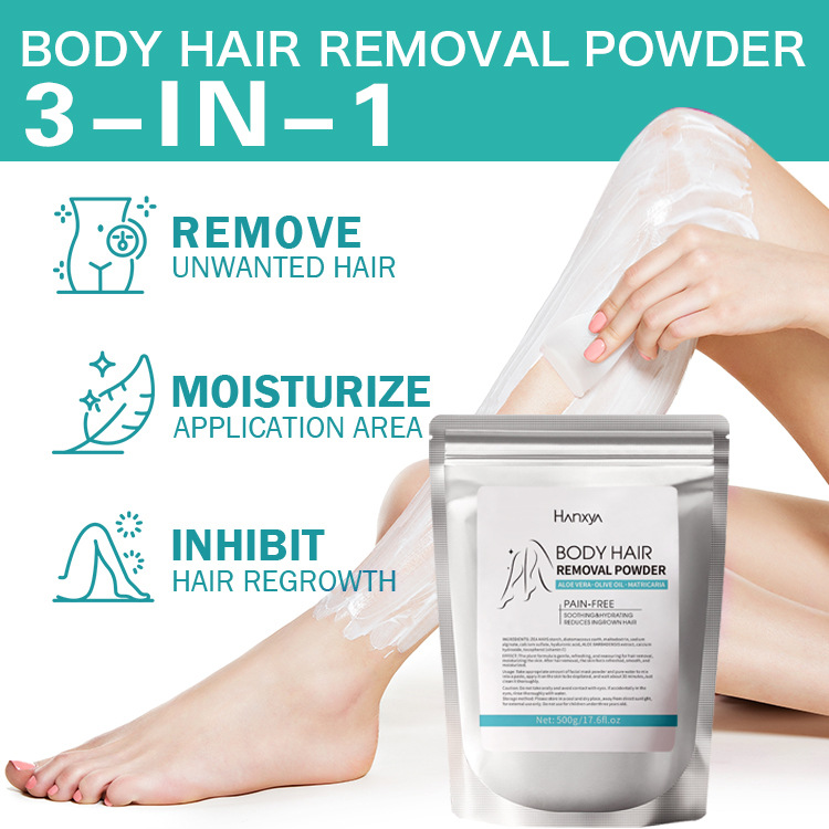 OEM Unisex Hair Removal Cream Gentle and Smooth Body Hand Foot Powder Non-Irritating Hair Removal for Men from China supplier