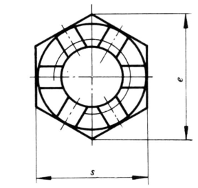 JIS B 1170 Exquisite Workmanship Supplier Hex Slotted Nut