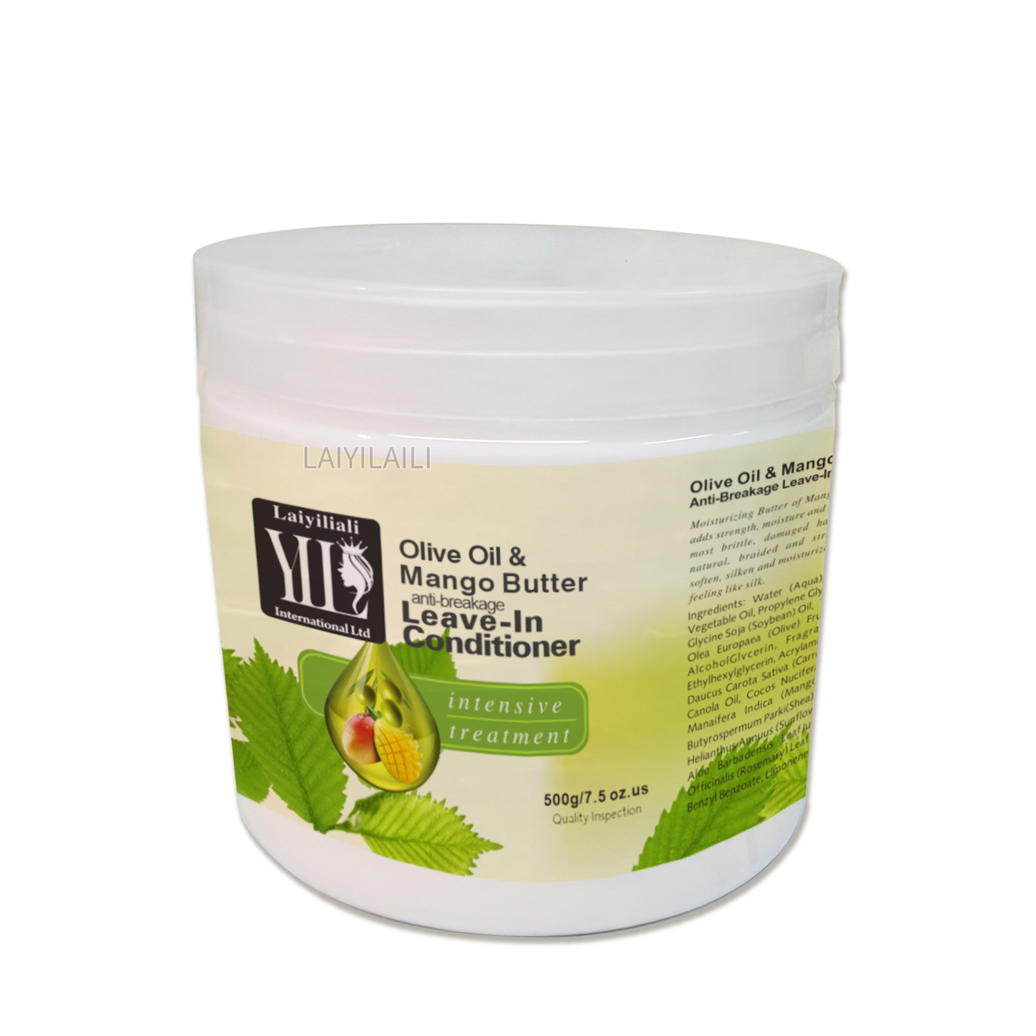Private Label Olive Oil and Butter Smoothing Conditioner Hair Repair Nourishing Moisturizing Restoring Cream Live-in Conditioner from China supplier