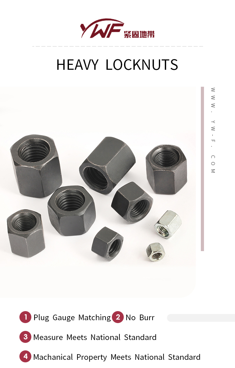 DIN6330 Superior Quality Heavy Industry Zinc Plated Hex Heavy Nut