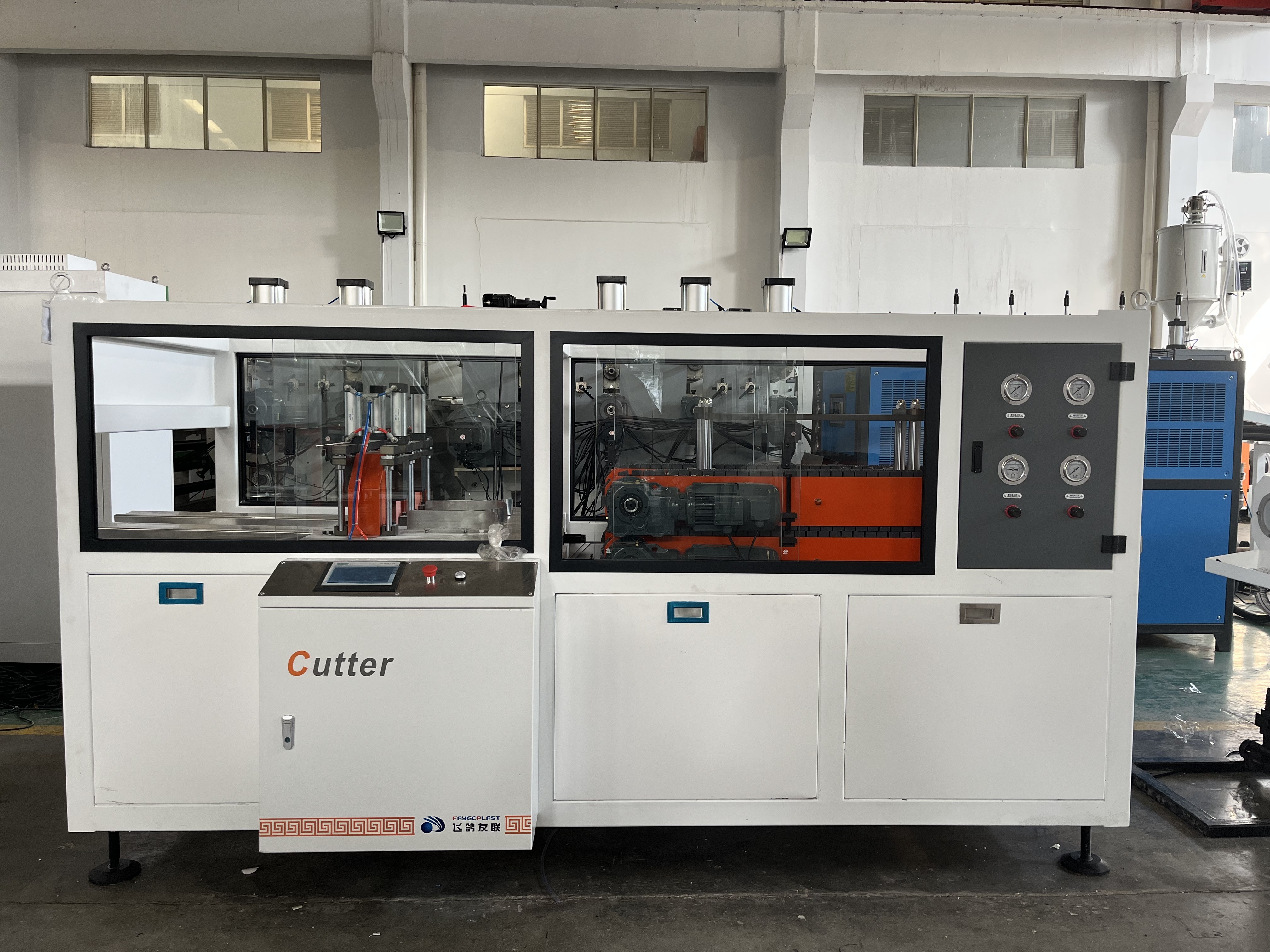 Faygo Union Upvc Pipe and Bend Making Machine and Corugator Pe Pipe Extrusion Machine from China supplier