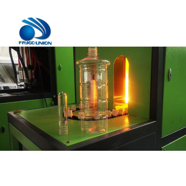 FAYGO UNION Semi Automatic 1 2 4 Cavity PET Plastic Water Bottle Stretch Blowing Machine Production from China supplier