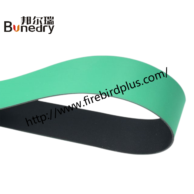 Factory Direct Sales Professionally Designed Industrial Green PU Imported Sponge Timing Belt from China supplier