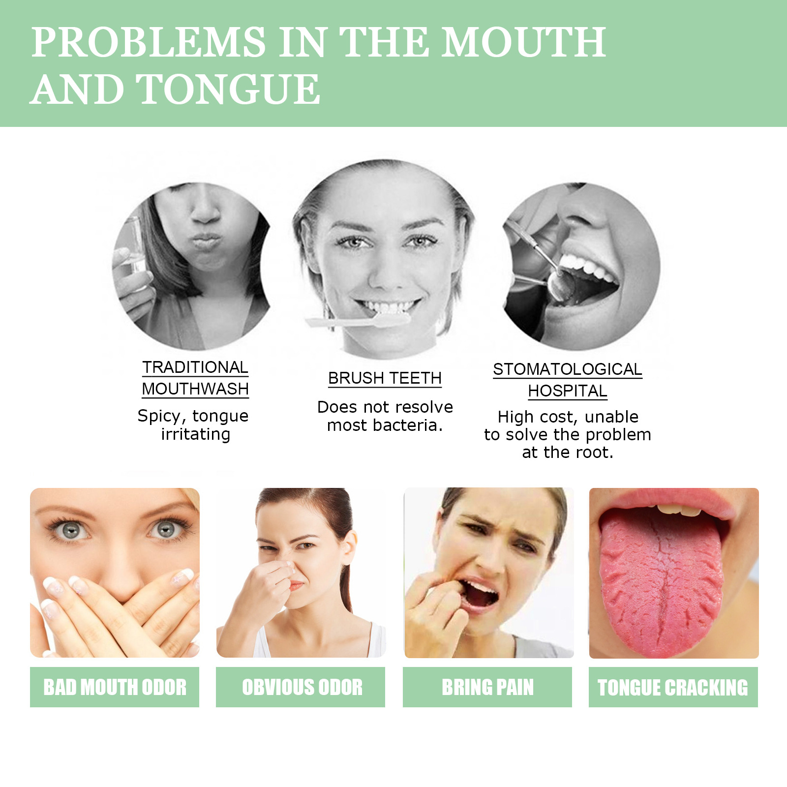 Portable Mint Perfume Mist Freshener 8ml Oral Spray for Breath Control and Odor Removal Targets Dry Mouth and Bad Breath from China supplier