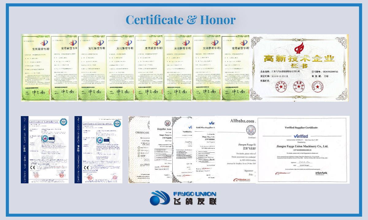 Faygo Union Plastic Recycling Machine / Plastic Washing Machine from China supplier