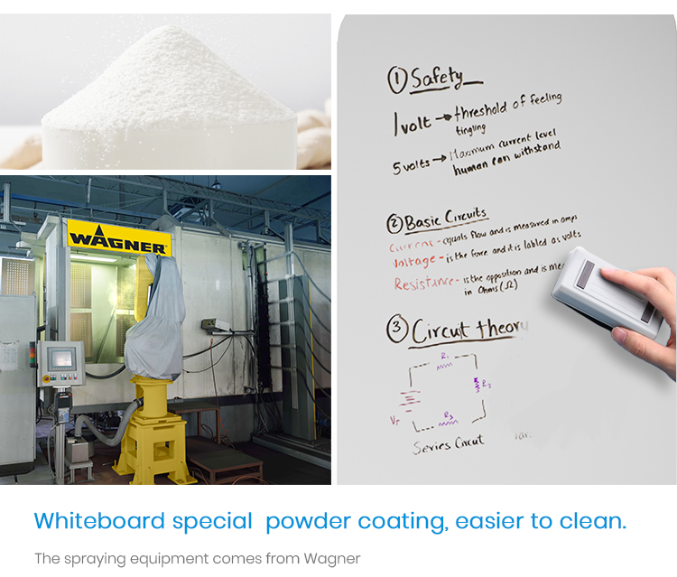 High Quality Magnetic Office Whiteboard School Writing Board With Markers Whiteboard With Frame from China supplier