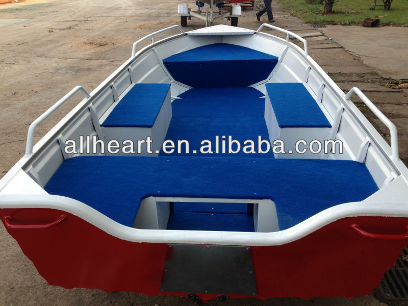 aluminium boat 12 ft exw jon boat 14 foot aluminum boat fishing from China supplier