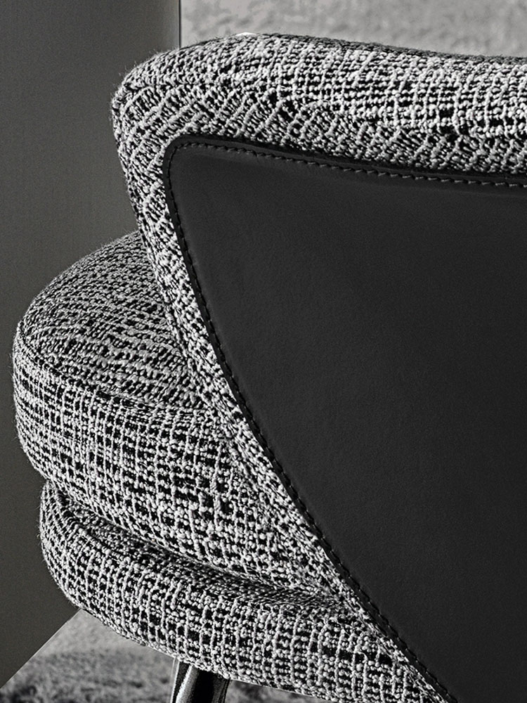 Lounge modern living room armchair stackable leisure furniture dining chair