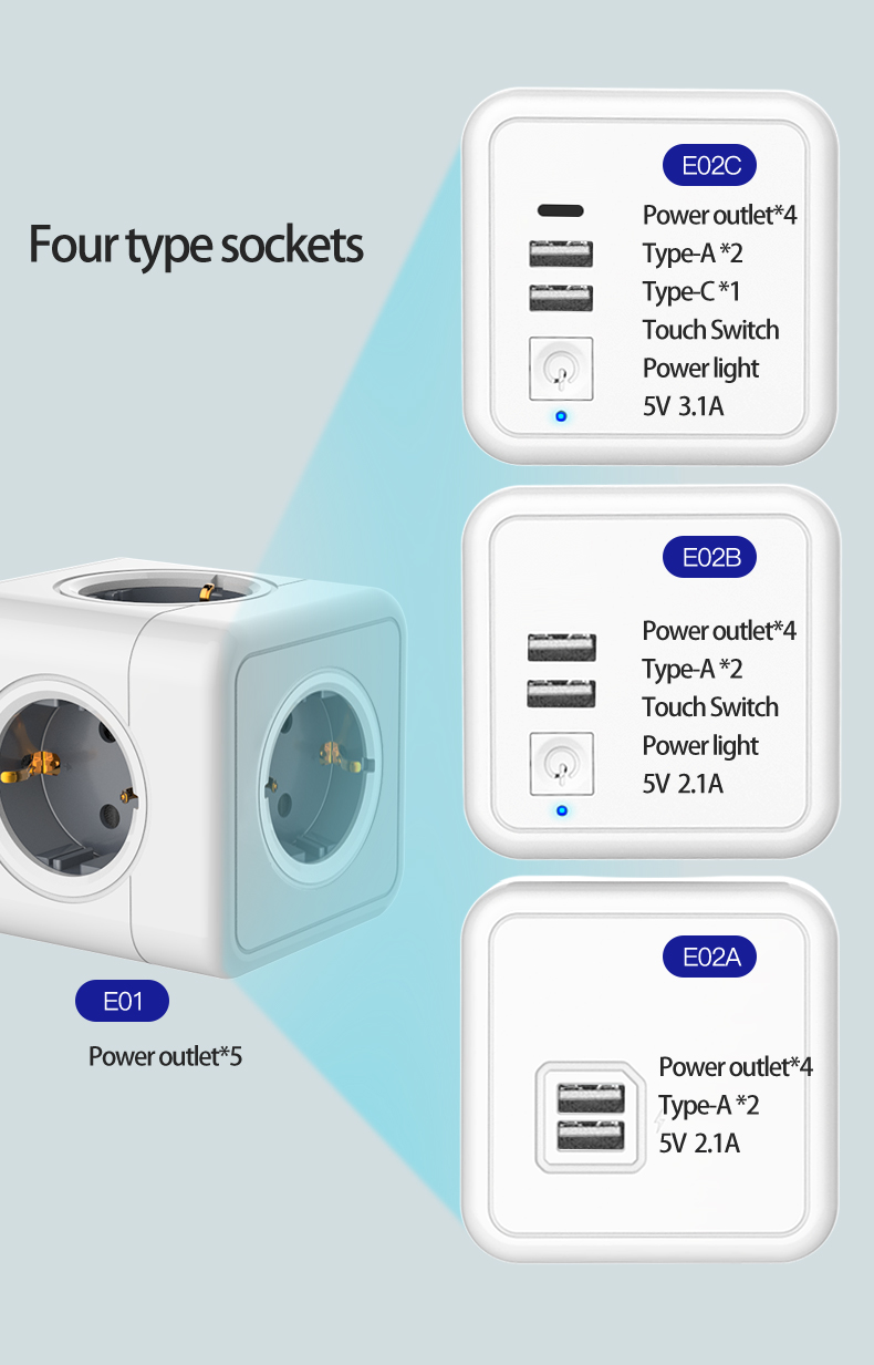 Austria portable socket double pole switch and socket hiperco 50a metal ...