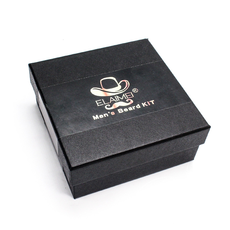 Mens Beard Grooming Kit Beard Care Kit Beard Oil Comb Trimmer Straightener 6pcs from China supplier