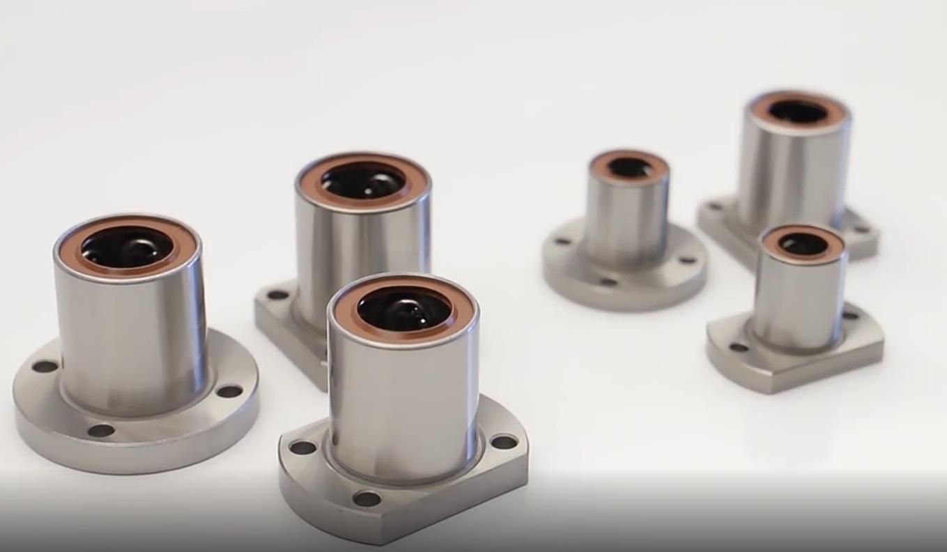 Manufacturer Stainless Steel LMK Square Flange Linear Ball Bearings for 4mm-60mm Bore Dia Linear Shaft CNC Machine 3D Printer from China supplier