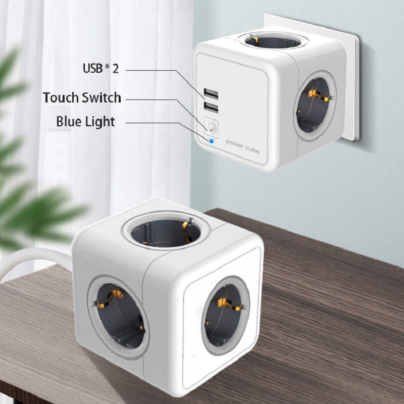 Smart power socket surge power strip battery powered plug socket for EU ...