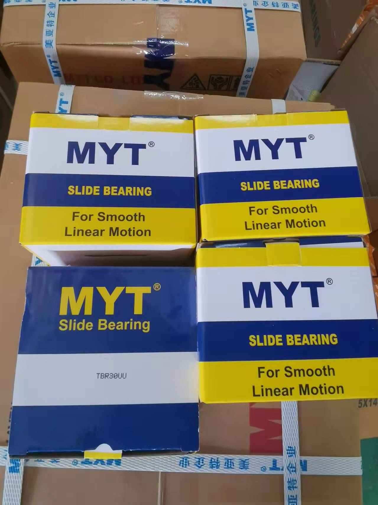 TBR30UU Match Linear Bearing 30mm Round Guide Rail Linear Motion Rail Slide Block Bearing from China supplier