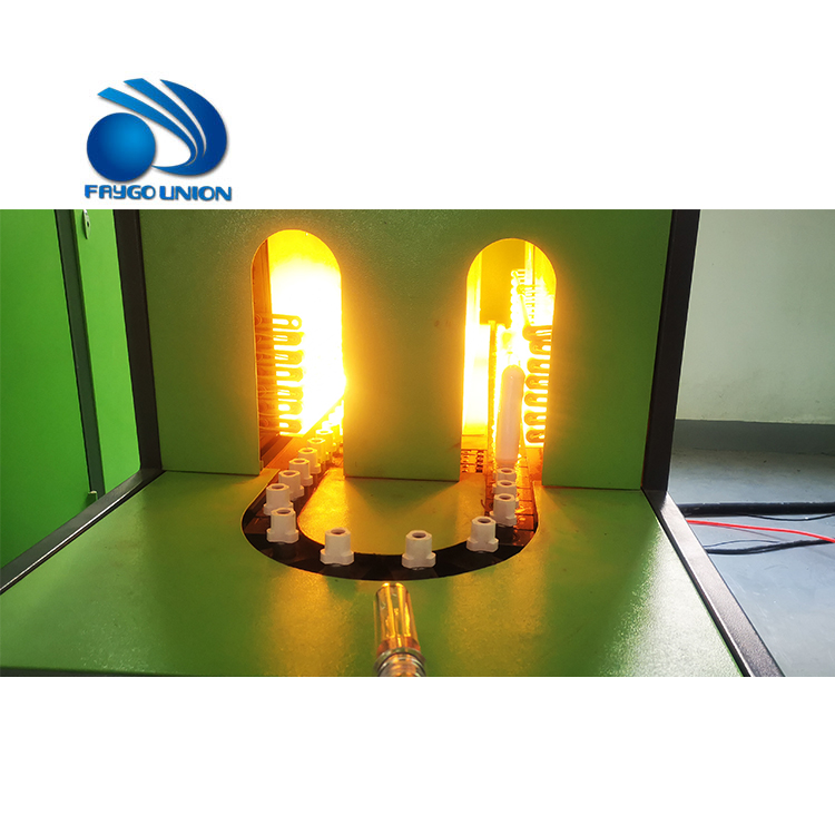 FAYGO UNION Semi Automatic 1 2 4 Cavity PET Plastic Water Bottle Stretch Blowing Machine Production from China supplier